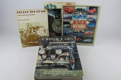 CLASSIC CARS: Four hardcover books featuring classic cars