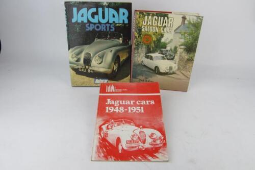 JAGUAR: Three publications featuring Jaguar motor cars