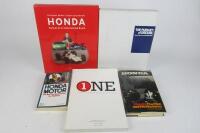 HONDA: Five books detailing Honda history