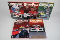 GRAND PRIX: Five editions of 'Grand Prix' by Nigel Roebuck and John Townsend. 1985 - 1989 editions - 2