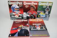GRAND PRIX: Five editions of 'Grand Prix' by Nigel Roebuck and John Townsend. 1985 - 1989 editions - 3