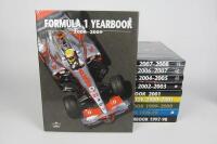 FORMULA 1 YEARBOOK: Ten editions of Formula 1 Yearbook. Years 1997-98 to 2008-2009 - 2