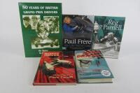RACING DRIVERS: A collection of hardcover books profiling racing car drivers - 2