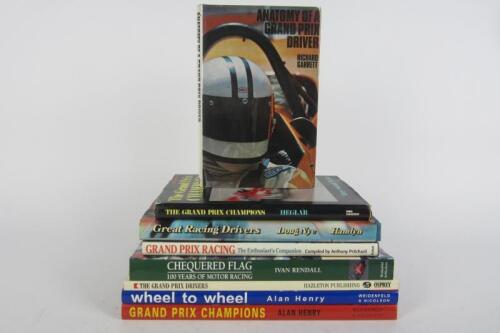 GRAND PRIX DRIVERS: A collection of books detailing Grand Prix drivers