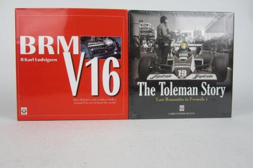 FORMULA 1 TEAMS: Two hardcover books detailing Formula 1 teams - BRM and Toleman