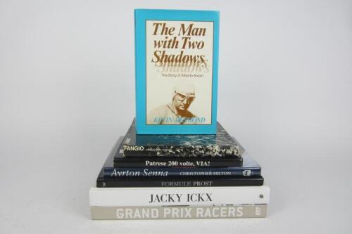 GRAND PRIX DRIVERS: A collection of hardcover books detailing the racing careers of various Formula 1 drivers. Christopher Hilton signature