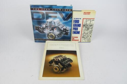 FORD/COSWORTH: Three books detailing the Ford Cosworth engine