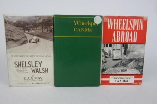 C.AN MAY: Three hardcover books by C.A.N MAY