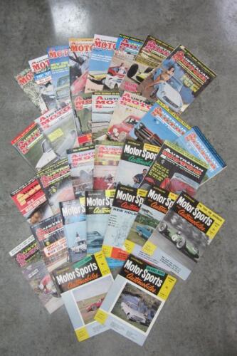 AUSTRALIAN MOTOR SPORTS AND AUTOMOBILES: A large group of 'Australian Motor Sports and Automobiles' magazines.