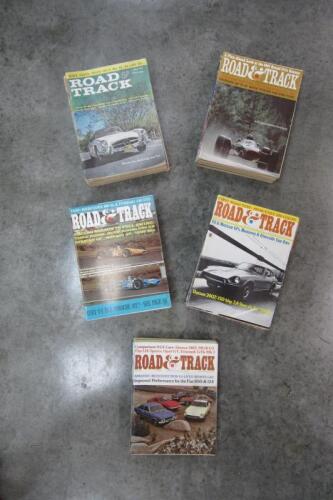 ROAD & TRACK: A large quantity of Road & Track magazines ranging in years from 1960 -1971.
