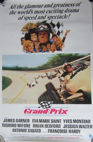 GRAND PRIX: A reproduction poster for the movie 'Grand Prix'