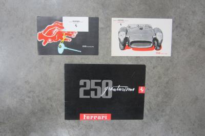 FERRARI: Three re-printed Ferrari sales brochures including '250 Testarossa' and '250 Granturismo' models