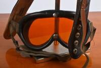 CROMWELL: A fine 1950s plum pudding helmet by 'Cromwell Helmets Limited', size 6 3/4 (112/2), lacquer finish - 3