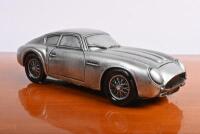 ASTON: A modern solid resin model of a Aston Martin DB4 Zagato, 22cm long - 2