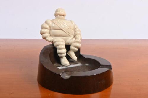 MICHELIN: A circa 1950s/1960s bakelite ashtray, stamped to base 'made in England; 12cm high