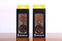 MICHELIN: Two circa 2003 boxed F1 tyre key rings