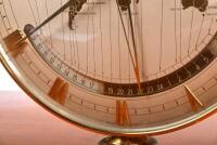 CLOCK: A 1958 mechanical world time zone table clock built by Heinrich Johannes Moller for Kienzle. Face with diameter of 25cm - 2