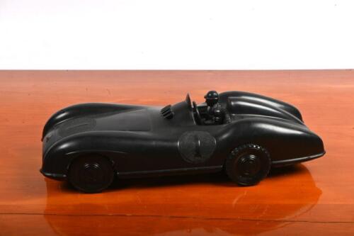 MERCEDES: A modern W196 Streamliner plastic model car,30cm long