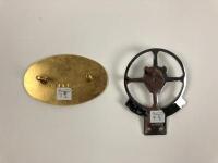 JAGUAR: Two Jaguar car club badges. One From London, U.K other Victoria, Australia - 2