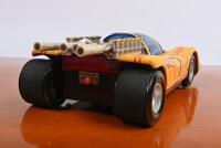 TIN TOY: A TAIYO tin Big Machine #7 CHAMPION GT Mystery Bump 'n' Go car - 3