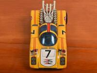 TIN TOY: A TAIYO tin Big Machine #7 CHAMPION GT Mystery Bump 'n' Go car - 4