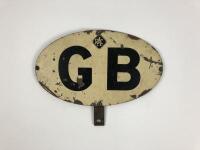RAC GB: A steel Royal Automobile Club Great Britain car badge