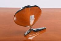 SIDE VIEW MIRROR: A chrome round side view mirror - 2