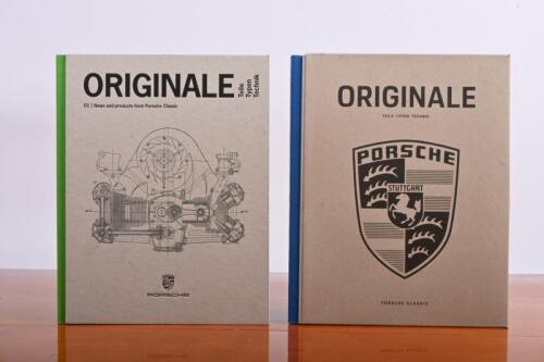 PORSCHE: Two PORSCHE 'ORIGINALE' books by Porsche Classic. Editions 01 & 08
