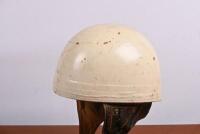 HELMET: A white Cromwell vintage motor cycle helmet - 2