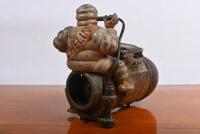 MICHELIN COMPRESSOR: An original 1930's Michelin iron air compressor - 4