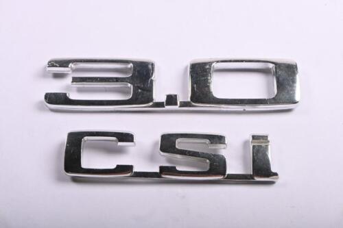 BMW: A metal chromed BMW 3.0 csi badge