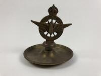 C.S.M.A: A brass Civil Service Motor Association badge on tray from United Kingdom.