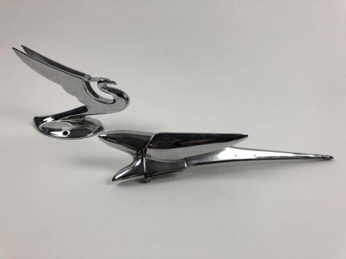 CHEVROLET /HOLDEN: Two chrome bonnet mascots for a&nbsp;Chevrolet 1935 'Phoenix' and Holden 48-215 FX FJ
