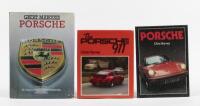 PORSCHE: Three hardcover publications related to Porsche by Chris Harvey. 'The PORSCHE 911'