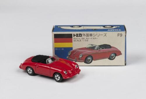 356 SPEEDSTER: A TOMICA F9 PORSCHE 356 SPEEDSTER in 1/59 scale. Thin Wheels
