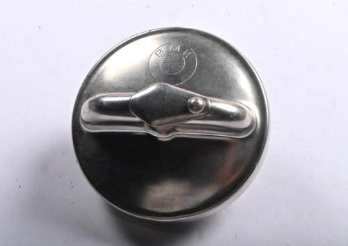 BMW: A BMW fuel cap with lock