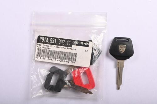 PORSCHE VALET: Three genuine Porsche valet key blanks (Part No. P914.531.903.11)