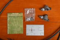 HALDA: A group of HALDA TWINMASTER items. Four drive cables, one extension cable, two T-Gears, two mounting clips, Halda Co-driver's Handbook & gear setting template - 2