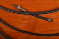 HALDA: A group of HALDA TWINMASTER items. Four drive cables, one extension cable, two T-Gears, two mounting clips, Halda Co-driver's Handbook & gear setting template - 3
