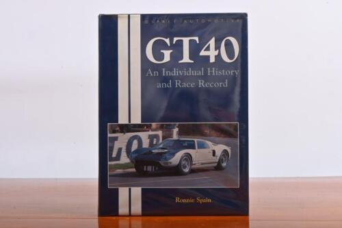 GT 40: 'GT40 - An Individual History and Race Record' hardcover book by Ronnie Spain