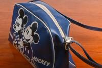 MINNIE/MICKEY: An original Walt Disney Productions 'MINNIE/MICKEY' blue vinyl bag with strap - 2