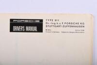 PORSCHE 911: An original 1966 PORSCHE 911 'DRIVER'S MANUAL' (Edition XI). With PORSCHE vinyl pouch - 3
