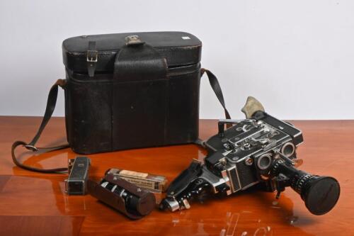 PAILLARD BOLEX FILM CAMERA: A 1971 Swiss BOLEX H.8 REFLEX CINE CAMERA