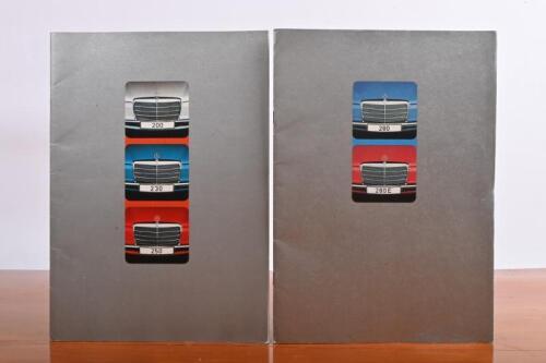 MERCEDES-BENZ: Two 1970's Mercedes-Benz sales brochures. 1973 '200 230 250' (W114/115) & 1974'280 280E' (W114/115) brochures
