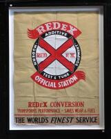 REDEX: A rare and impressive 'REDEX OFFICIAL STATION' poster. Circa 1950's