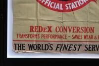 REDEX: A rare and impressive 'REDEX OFFICIAL STATION' poster. Circa 1950's - 2