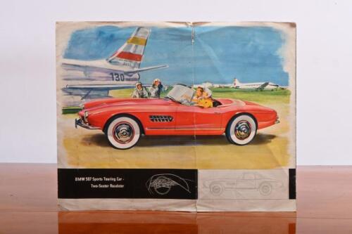 BMW: A rare 1950's sales brochure for the BMW 507 Roadster and BMW 503 Convertible and Coupe. English Edition