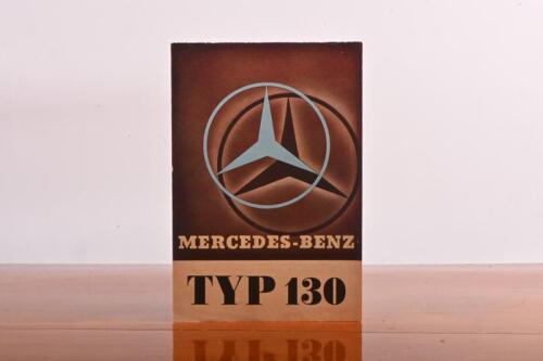 MERCEDES-BENZ: An original 1930's Mercedes-Benz TYP 130 fold out brochure