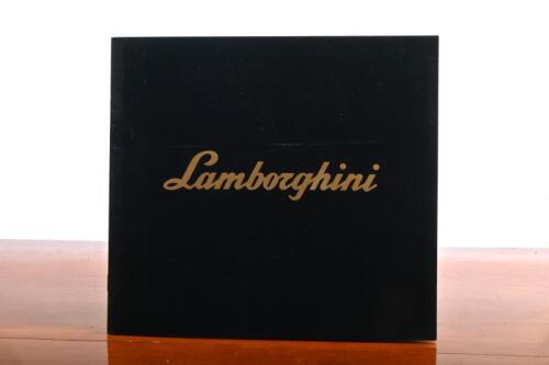 LAMBORGHINI: An original 1980's Lamborghini Countach LP5000 Quattrovalvole sales brochure