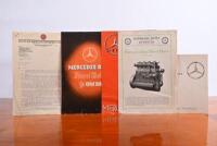 MERCEDES-BENZ: Five 1950's/1960's Mercedes-Benz sales literature items. Diesel & Automatic TRansmission brochures